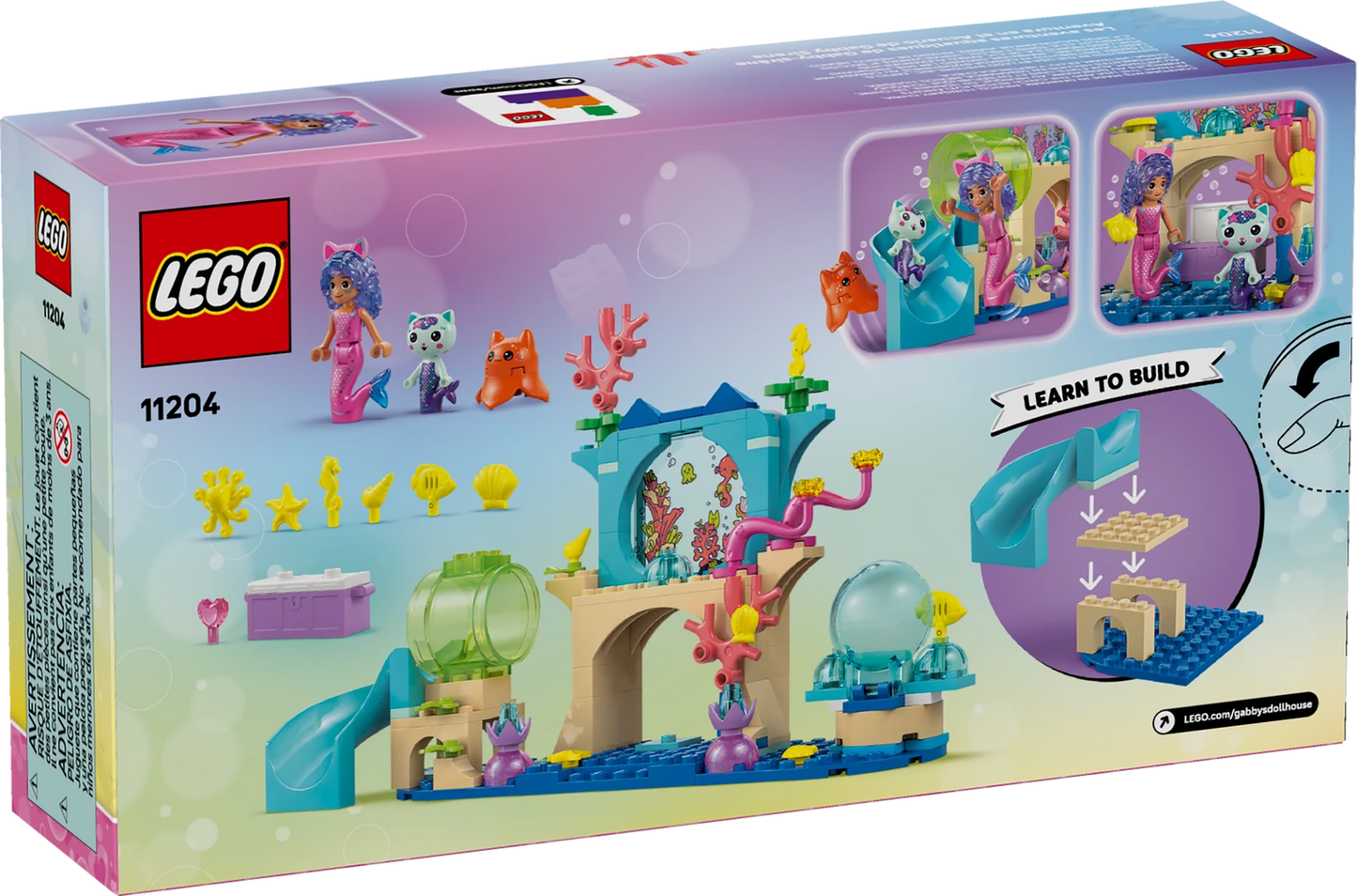 LEGO 11204 Mermaid Gabby's Aquarium Adventure - Gabby's Dollhouse 4+