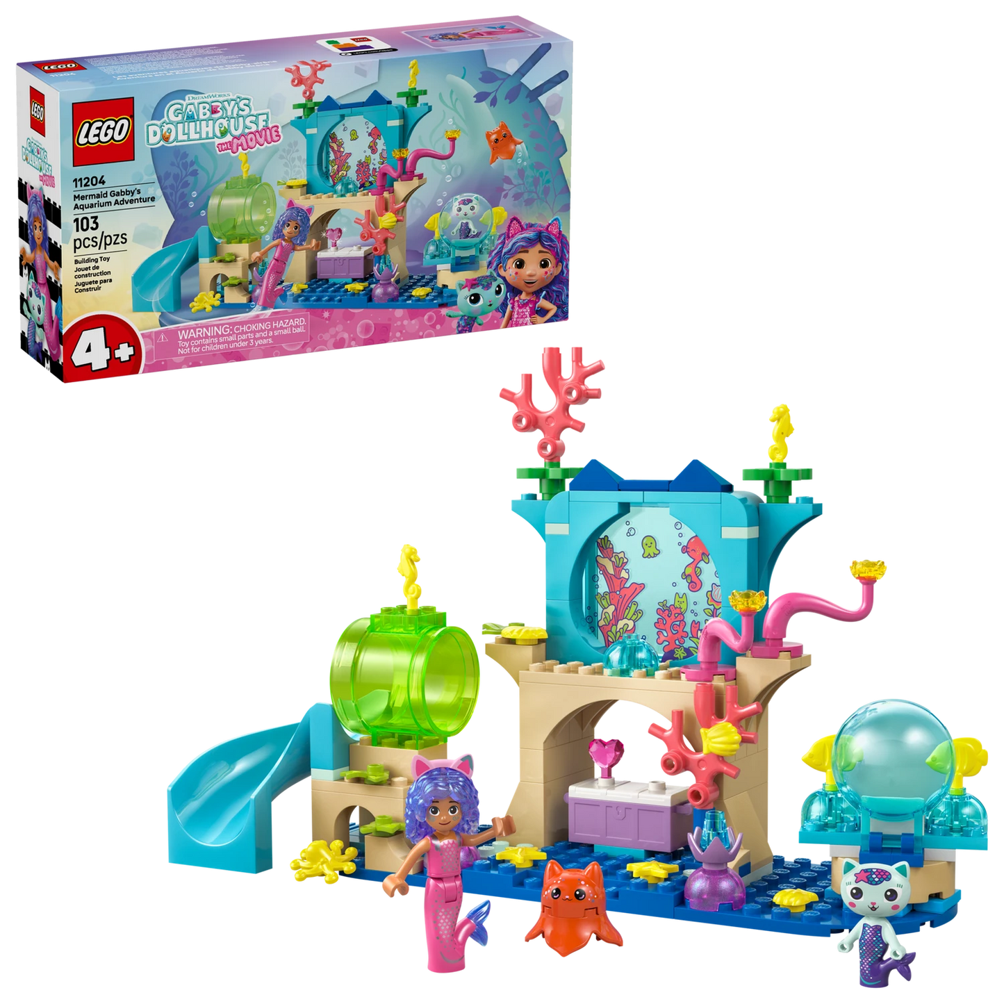 LEGO 11204 Mermaid Gabby's Aquarium Adventure - Gabby's Dollhouse 4+
