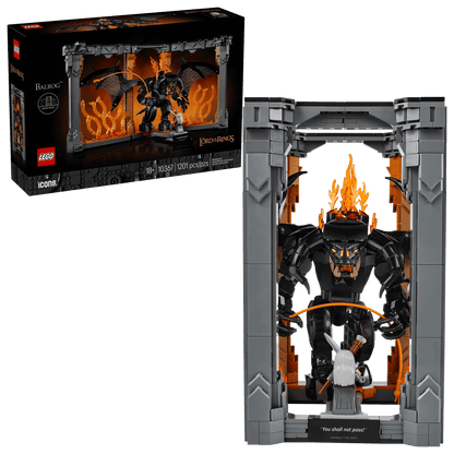 LEGO 10367 The Lord of the Rings: Balrog™ Book Nook - ICONS
