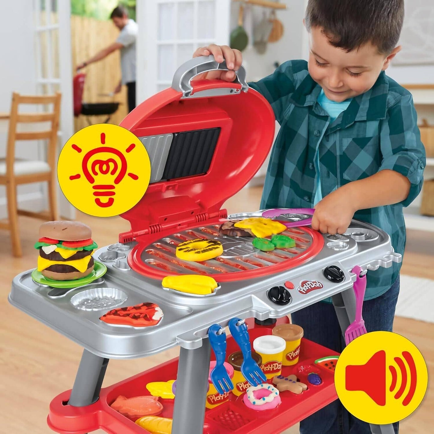 Play-Doh - Sizzlin Grill Playset - Hasbro