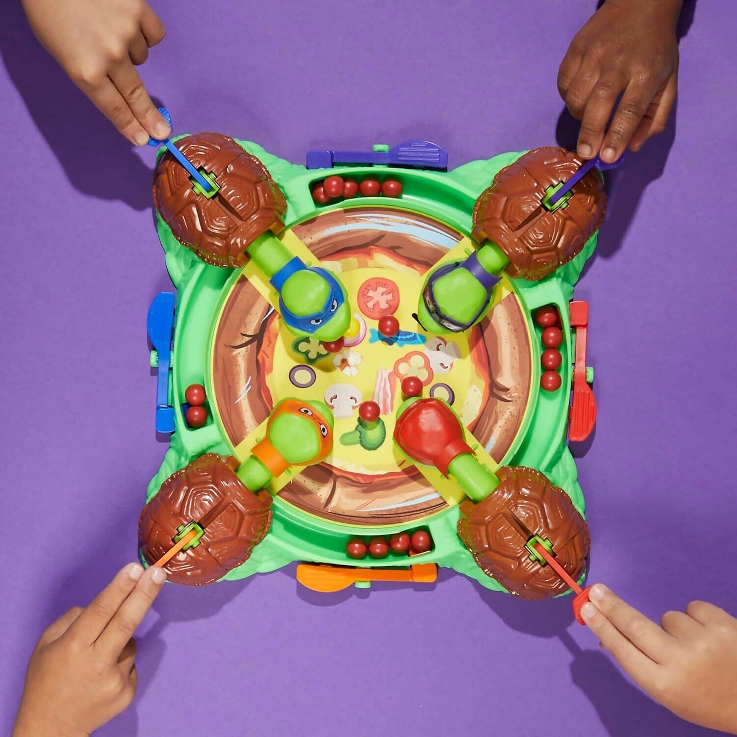 Hasbro -  Games - Hungry Hungry Hippos Teenage Mutant Ninja Turtles Board Game