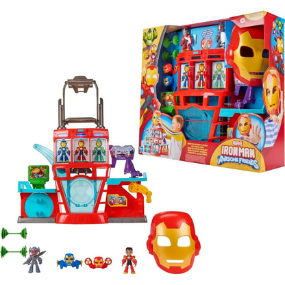 Marvel - Iron Man and his Awesome Friends Electronic Iron Quarters Playset