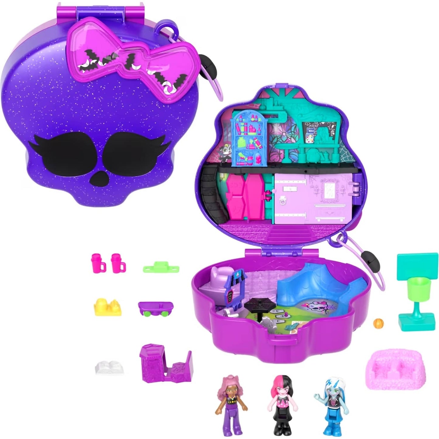Polly Pocket - Polly Pocket Monster High Compact - Mattel
