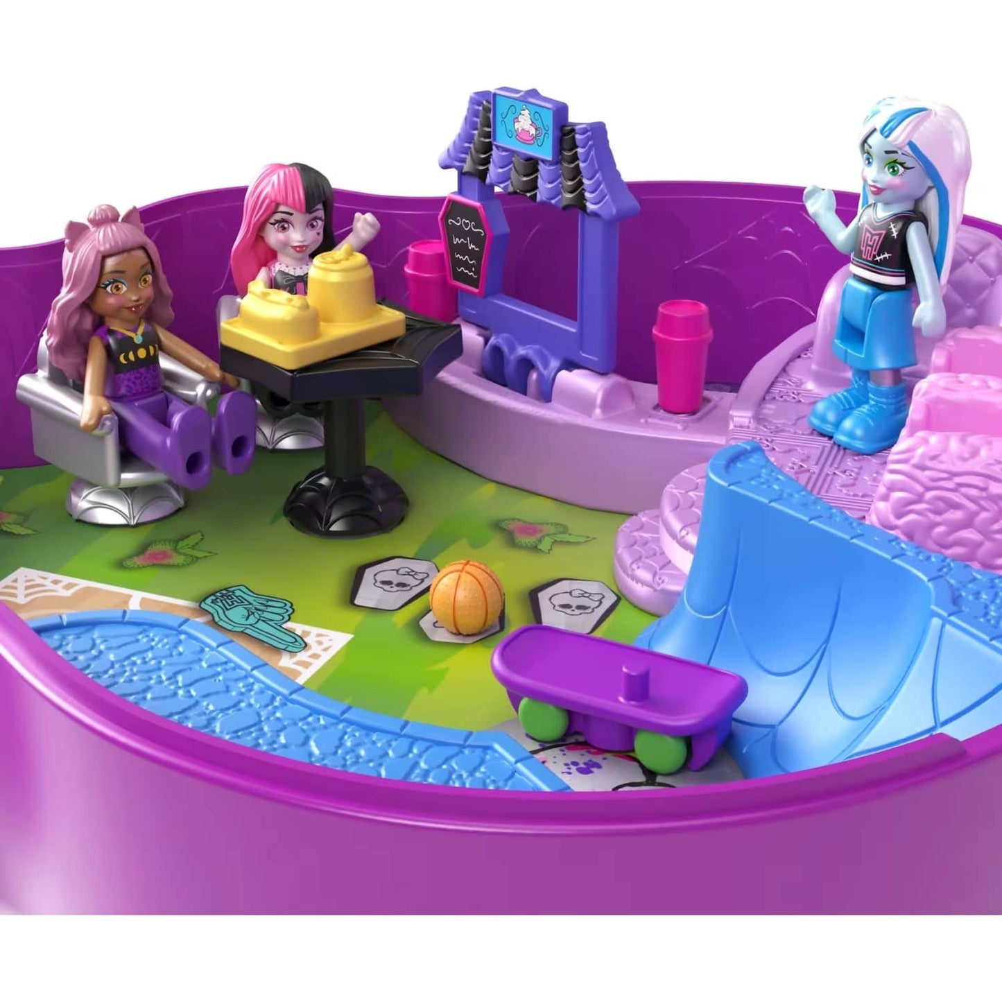 Polly Pocket - Polly Pocket Monster High Compact - Mattel