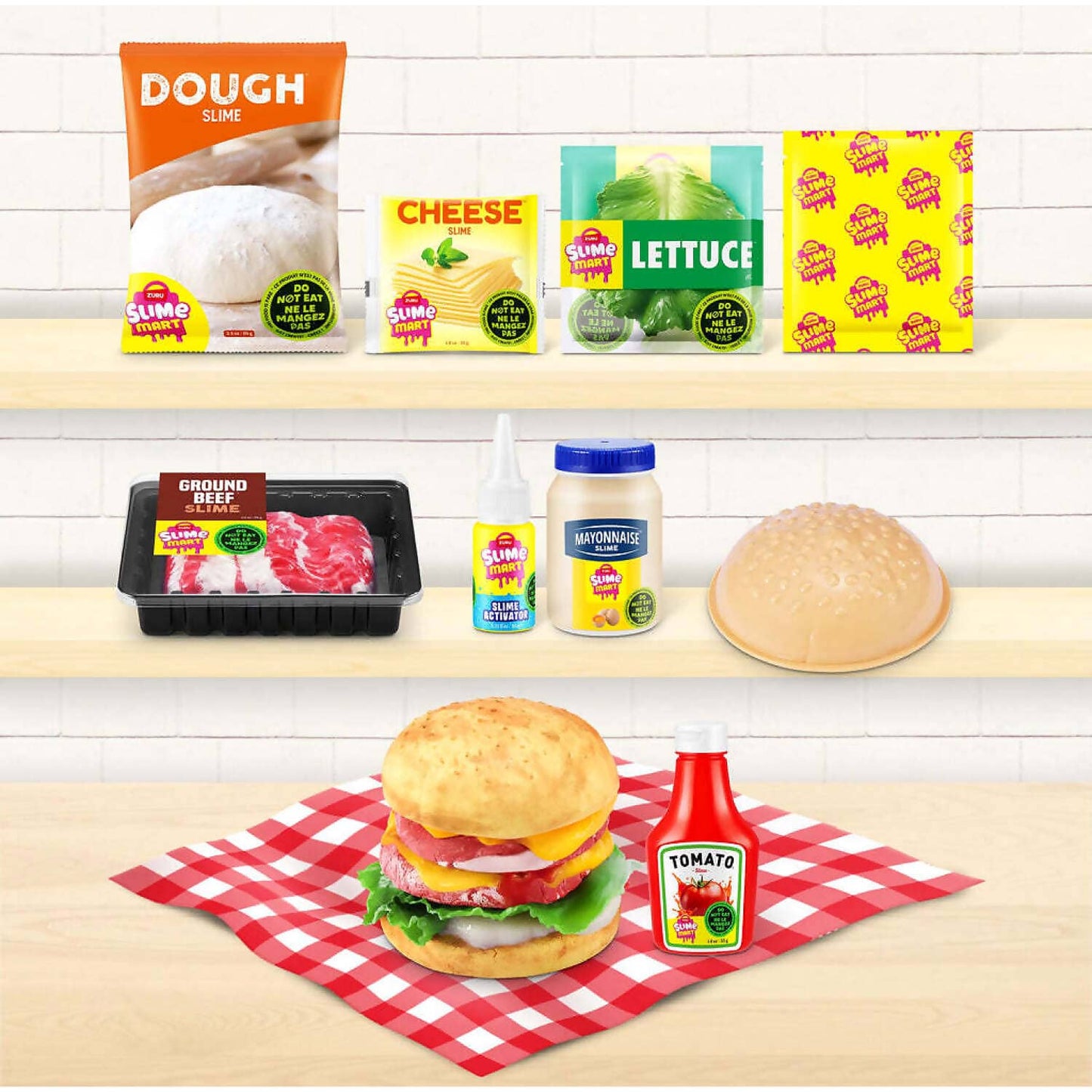 ZURU - Slime Mart Series 1 Shopping Basket - Burger