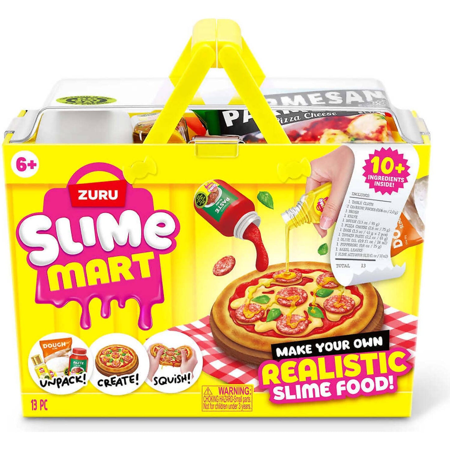 ZURU - Slime Mart Series 1 Shopping Basket - Pizza