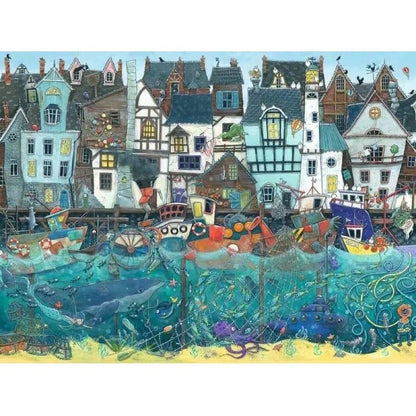Ravensburger - Harbour of Wonders: A Bustling Fantasy Port Jigsaw Puzzle 1500 Pieces