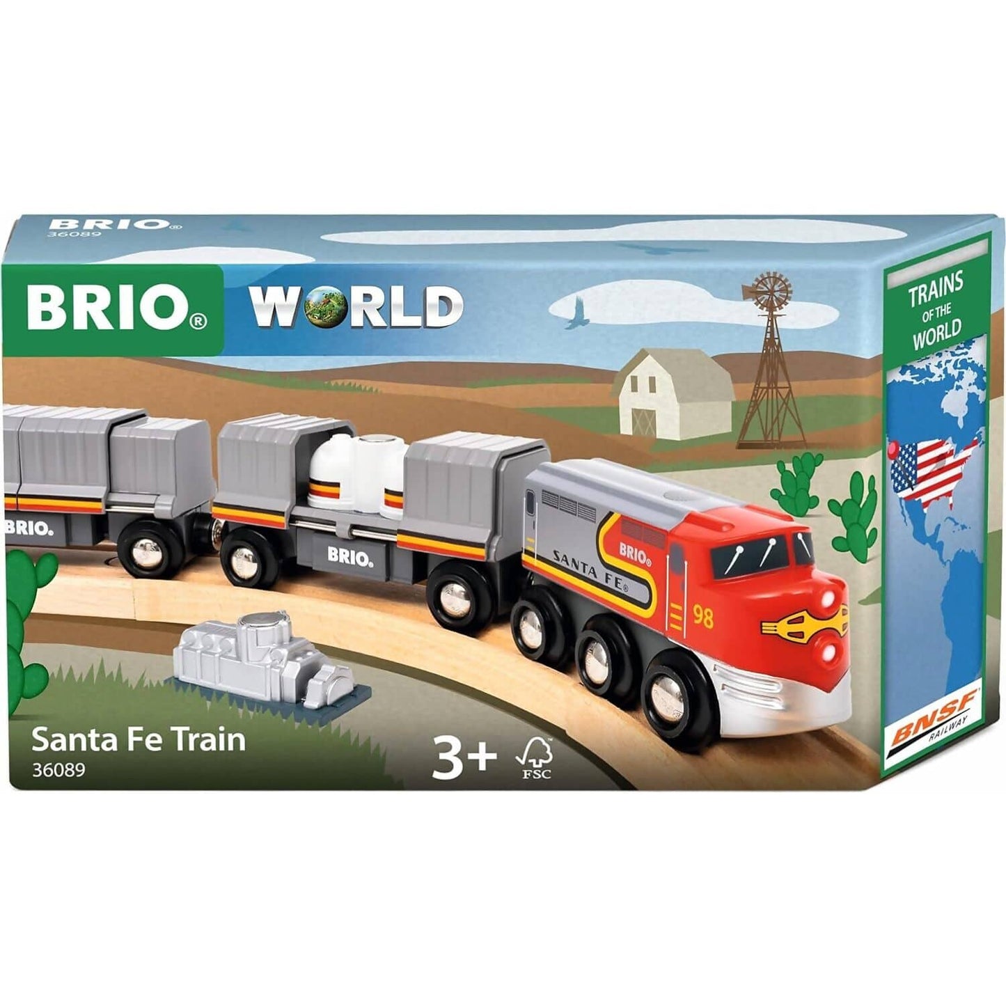 Brio -  World - Santa Fe Train Trains of the World