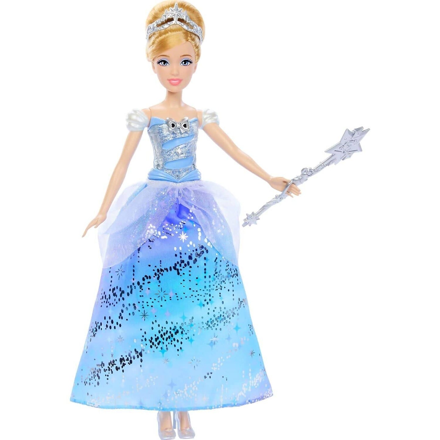 Disney -  Princess - Enchanted Ballgown Cinderella Sounds & Magic Wand Activation - Mattel