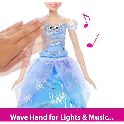 Disney -  Princess - Enchanted Ballgown Cinderella Sounds & Magic Wand Activation - Mattel
