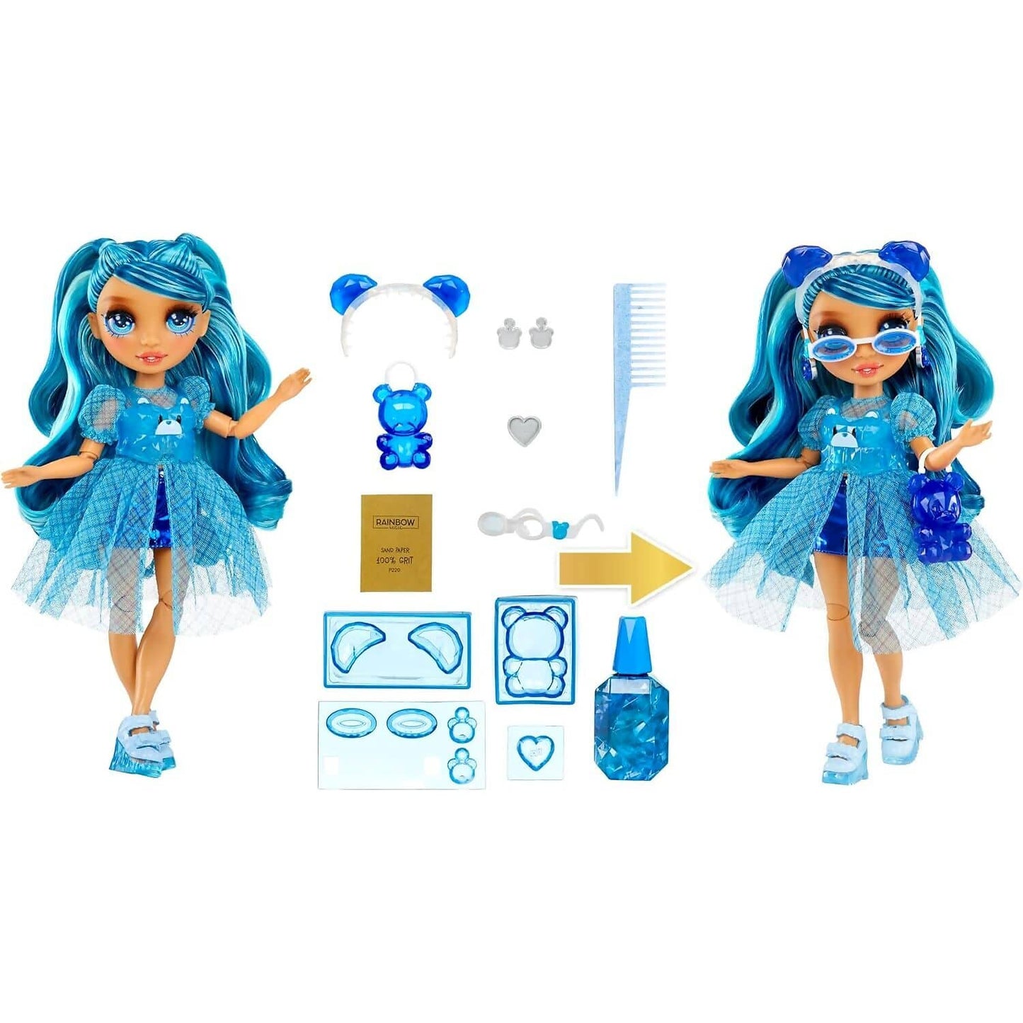 Rainbow High - Creative Crystals Skyler Bradshaw 28cm Fashion Doll & Accessories DIY