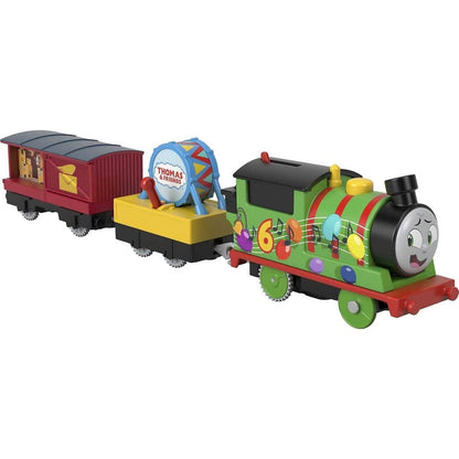 Fisher-Price - Thomas & Friends Motorized Greatest Moments Engine Party Train Percy - Mattel