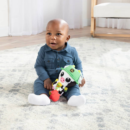 Lamaze - John Deere Bella the Cow Clip & Go Plush