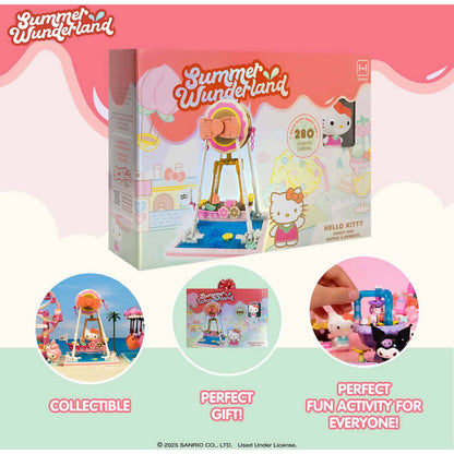 Hello Kitty -  and Friends - YuMe Blocks Summer Wunderland - Hello Kitty Donut Ship 280 Pieces