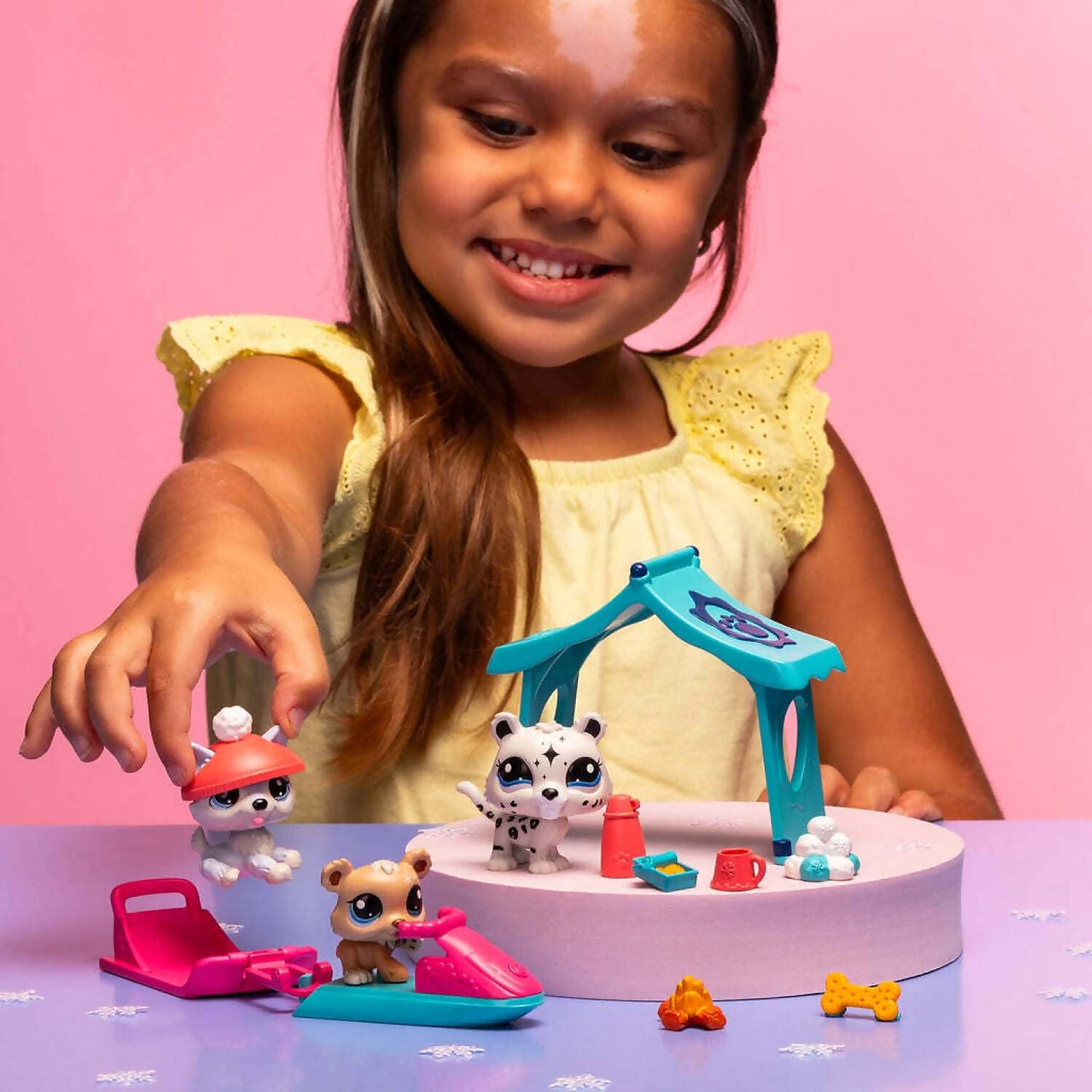 Littlest Pet Shop - Snowy Day Play Pack 3pk
