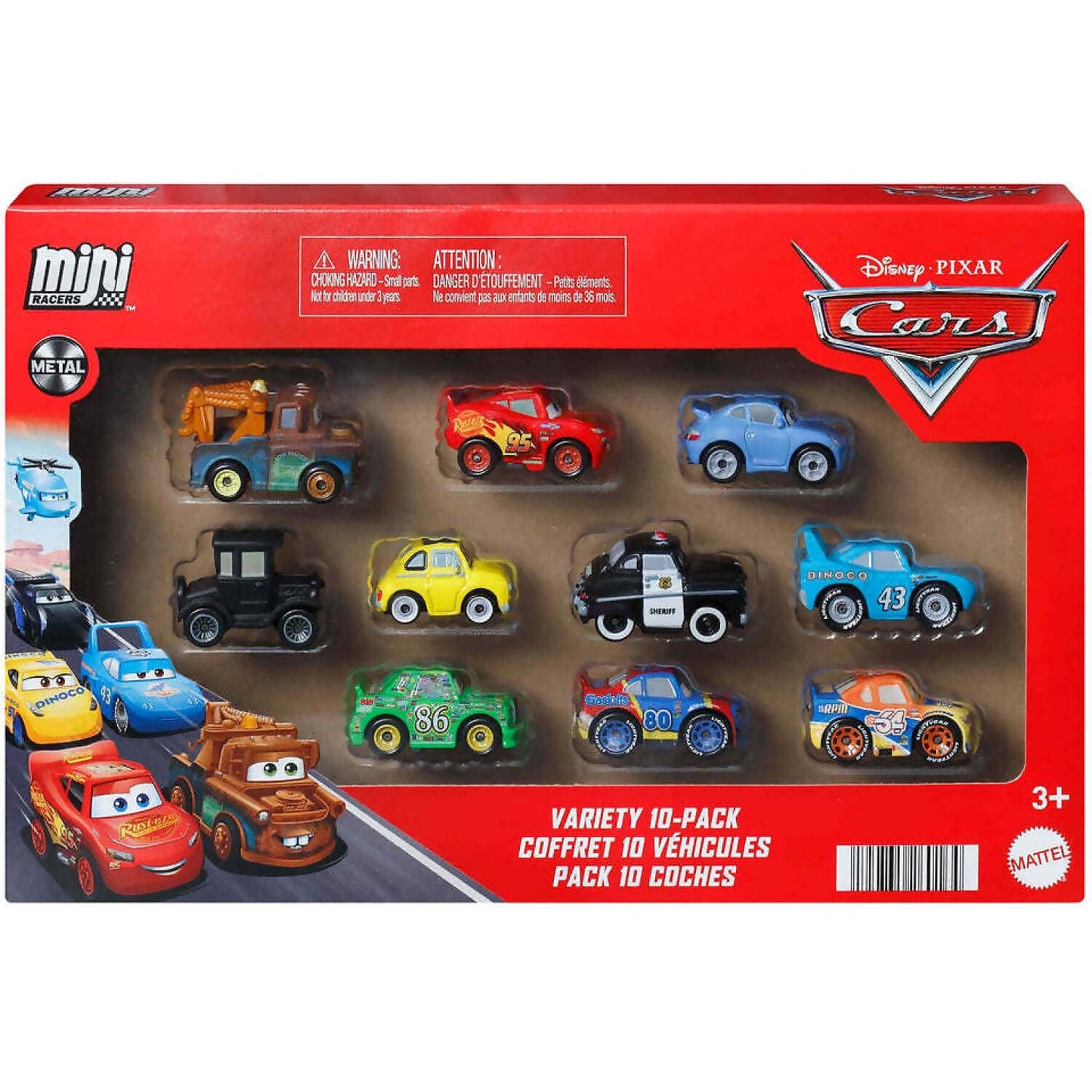 Disney -  Pixar - Cars Mini Vehicle 10 Pack