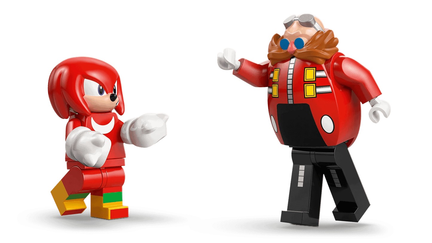 LEGO 77005 Knuckles vs. Dr. Eggman Egg Crusher Mech - Sonic the Hedgehog