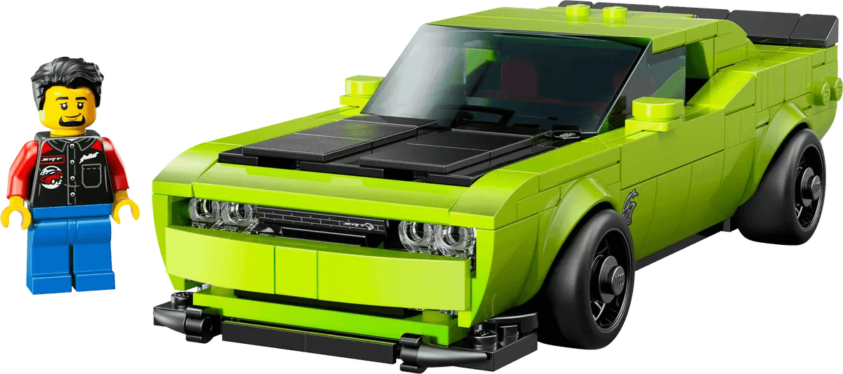 LEGO 77237 Dodge Challenger SRT Hellcat Sports Car - SPEED Champions