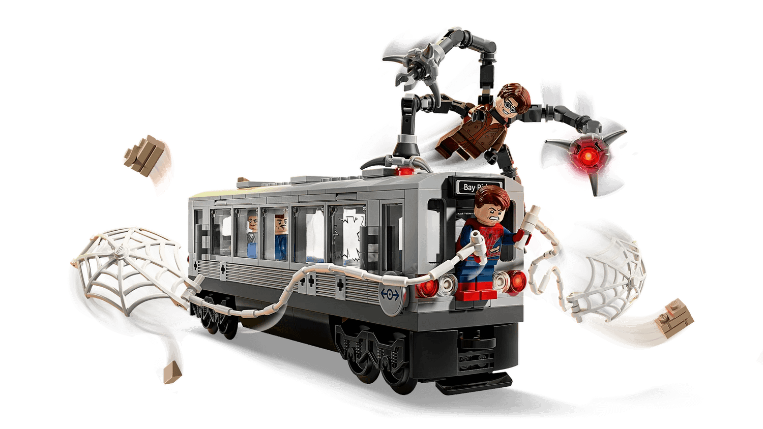 LEGO 76321 Spider-Man vs. Doc Ock Subway Train Scene - Marvel Super Heroes