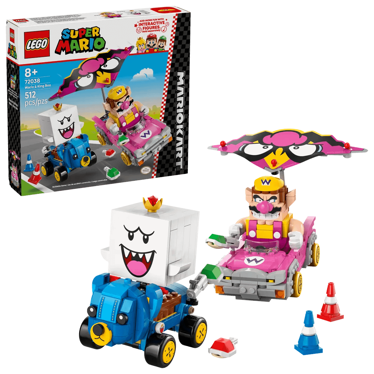 LEGO 72038 Mario Kart™ - Wario & King Boo - Super Mario