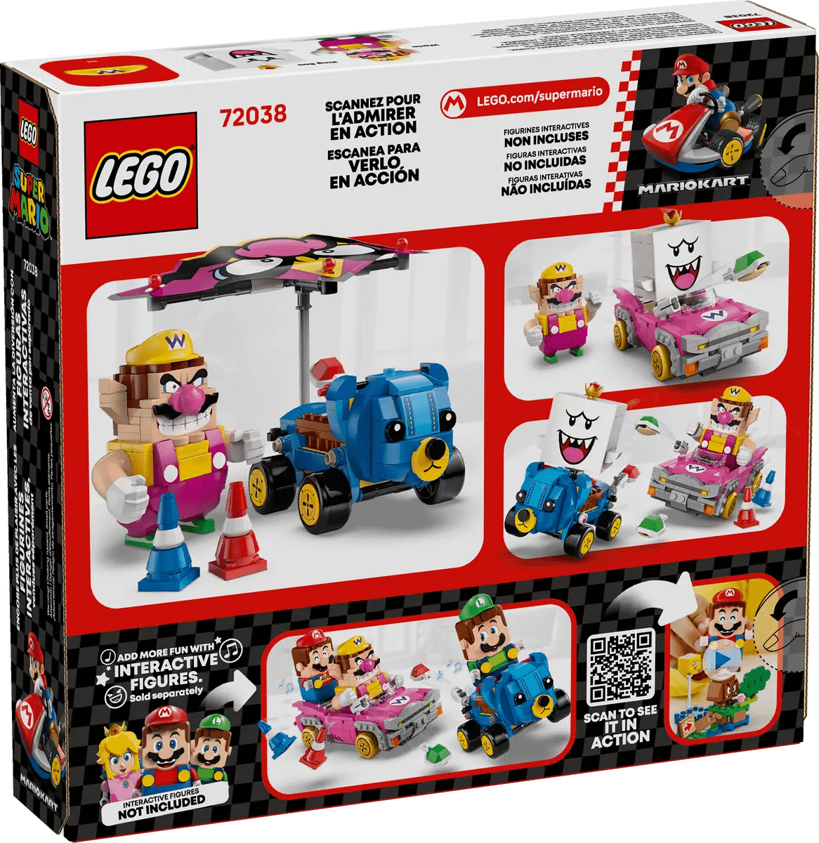 LEGO 72038 Mario Kart™ - Wario & King Boo - Super Mario