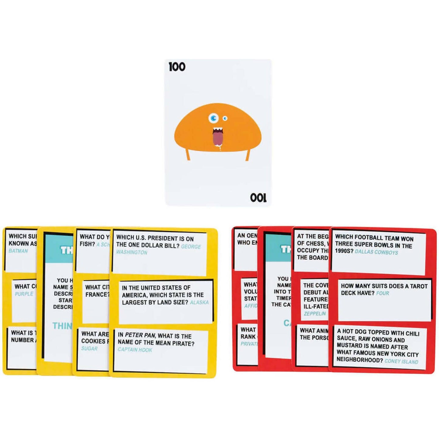 Moose -  Games - Who Knows More? Kids or Adults Trivia Card Game