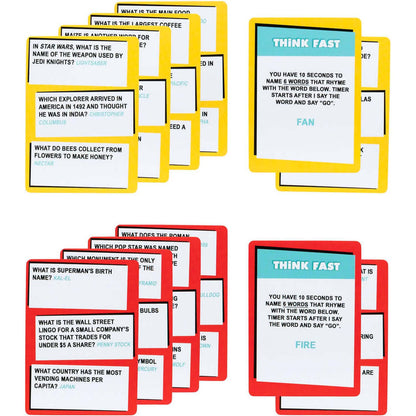 Moose -  Games - Who Knows More? Kids or Adults Trivia Card Game