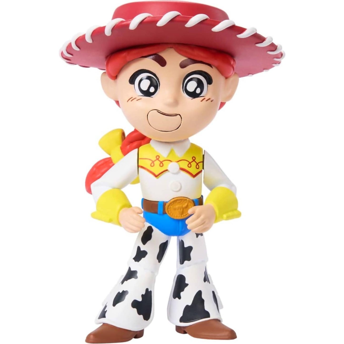 Disney -  Pixar - Toy Story Click Figs Cowgirl Jessie Toy with Pop Up Action Move 3.5-inch Figure - Mattel