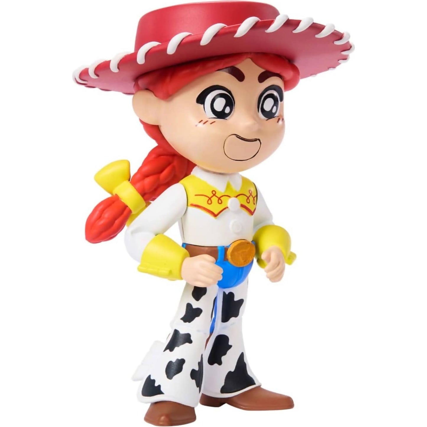 Disney -  Pixar - Toy Story Click Figs Cowgirl Jessie Toy with Pop Up Action Move 3.5-inch Figure - Mattel