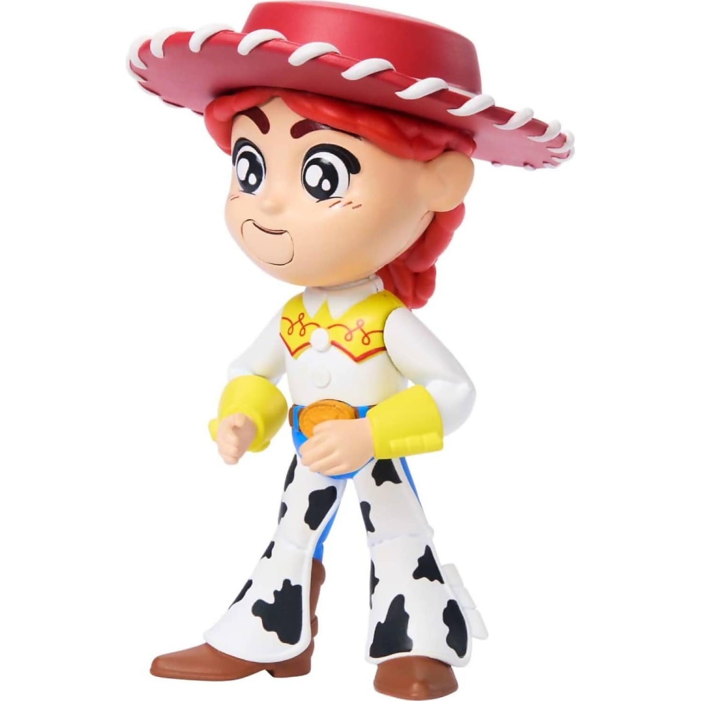 Disney -  Pixar - Toy Story Click Figs Cowgirl Jessie Toy with Pop Up Action Move 3.5-inch Figure - Mattel