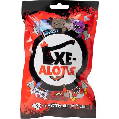 Kreepy Collectibles - Series 1 Edition Axe-Alotls Mystery Blind Bag Surprise Plush - 10cm Plush Clip-On - Jasnor