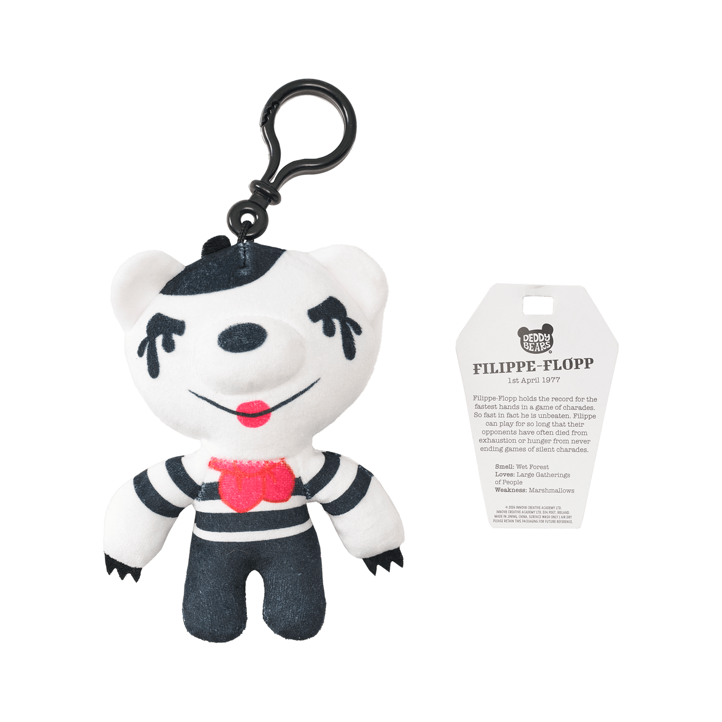 Deddy Bears - Series 4 Edition Mystery Blind Bag - 12cm Plush Clip-On - Jasnor