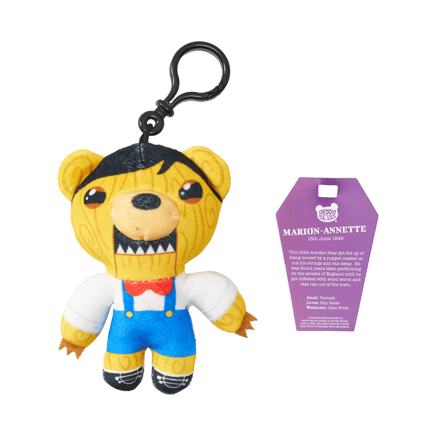 Deddy Bears - Series 4 Edition Mystery Blind Bag - 12cm Plush Clip-On - Jasnor