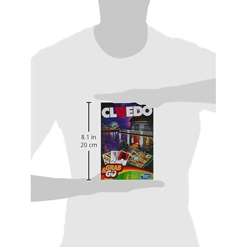 Hasbro -  Gaming - Cluedo Grab & Go! Portable Travel Board Game
