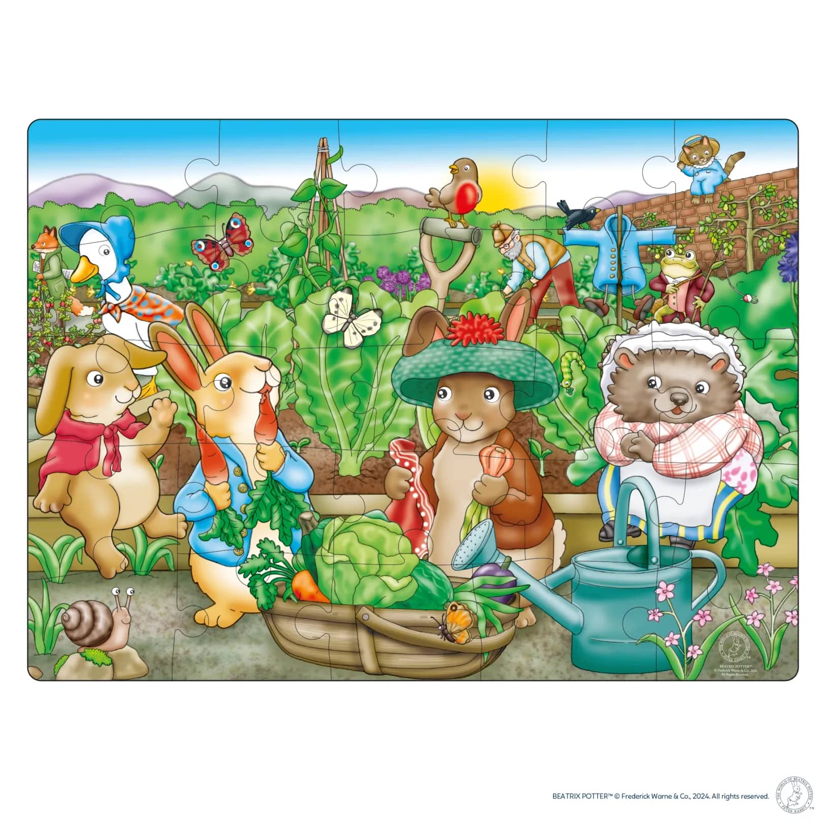 Orchard Toys - Peter Rabbit In Mr. McGregor's Garden jigsaw puzzle 25 Pieces