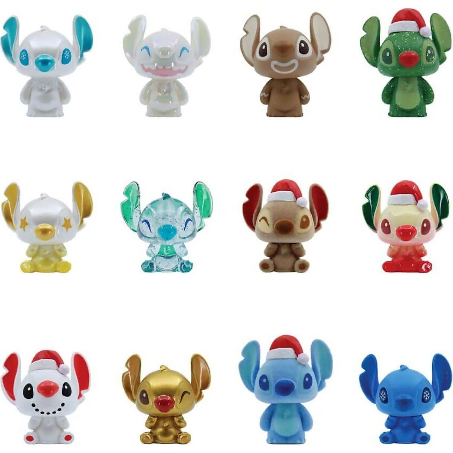 Disney - Lilo & Stitch Christmas Stitch Mini Figurine Mystery Blind Bag - Jasnor