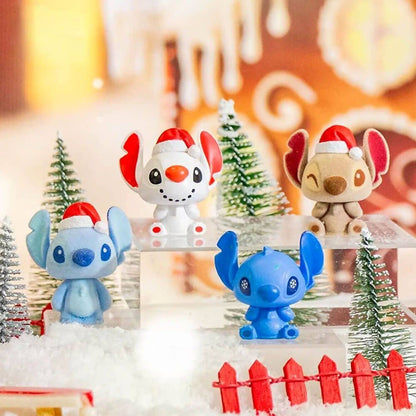 Disney - Lilo & Stitch Christmas Stitch Mini Figurine Mystery Blind Bag - Jasnor