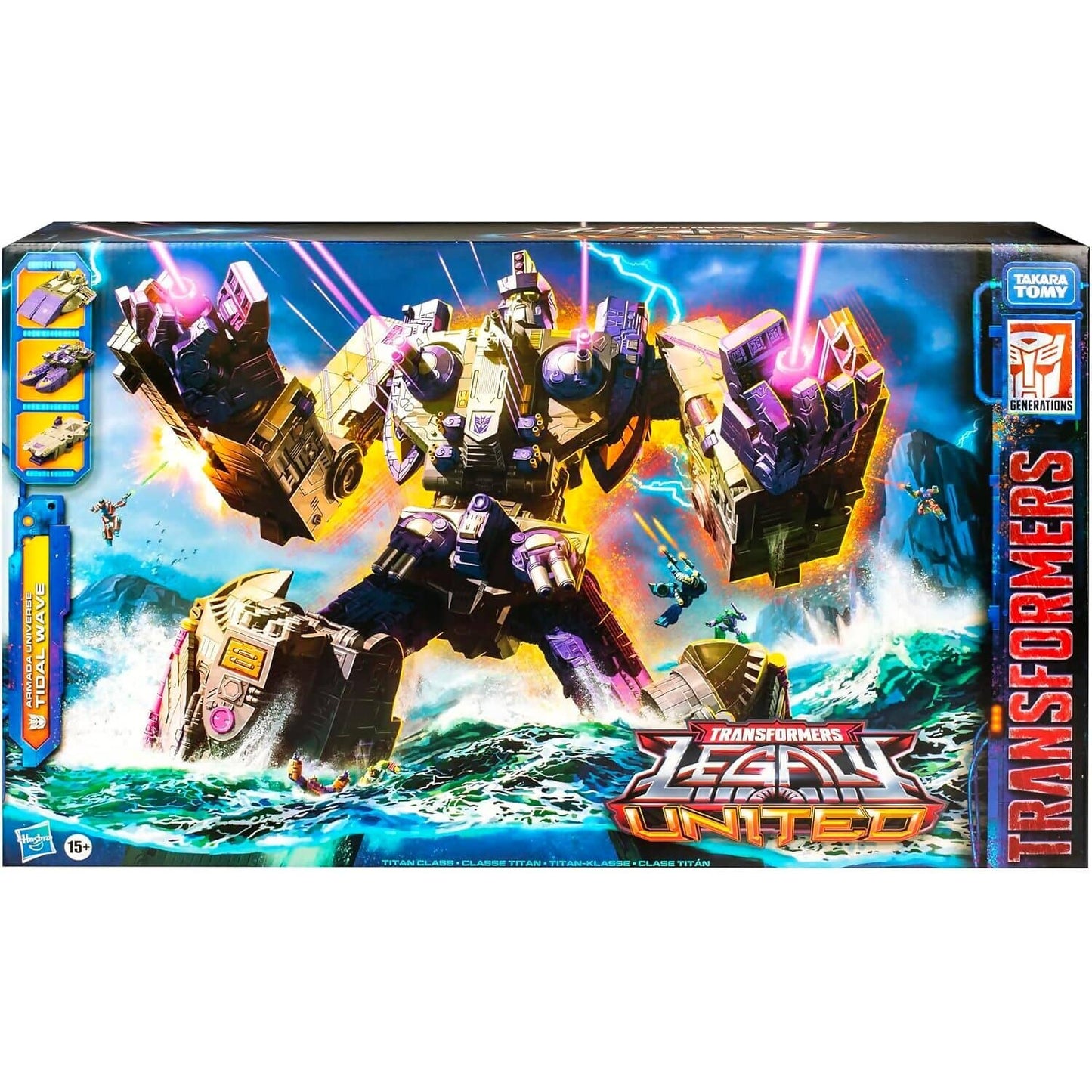Transformers - Legacy United Titan Class Armada Universe Tidal Wave 19-inch Converting Transformers Action Figure - Hasbro