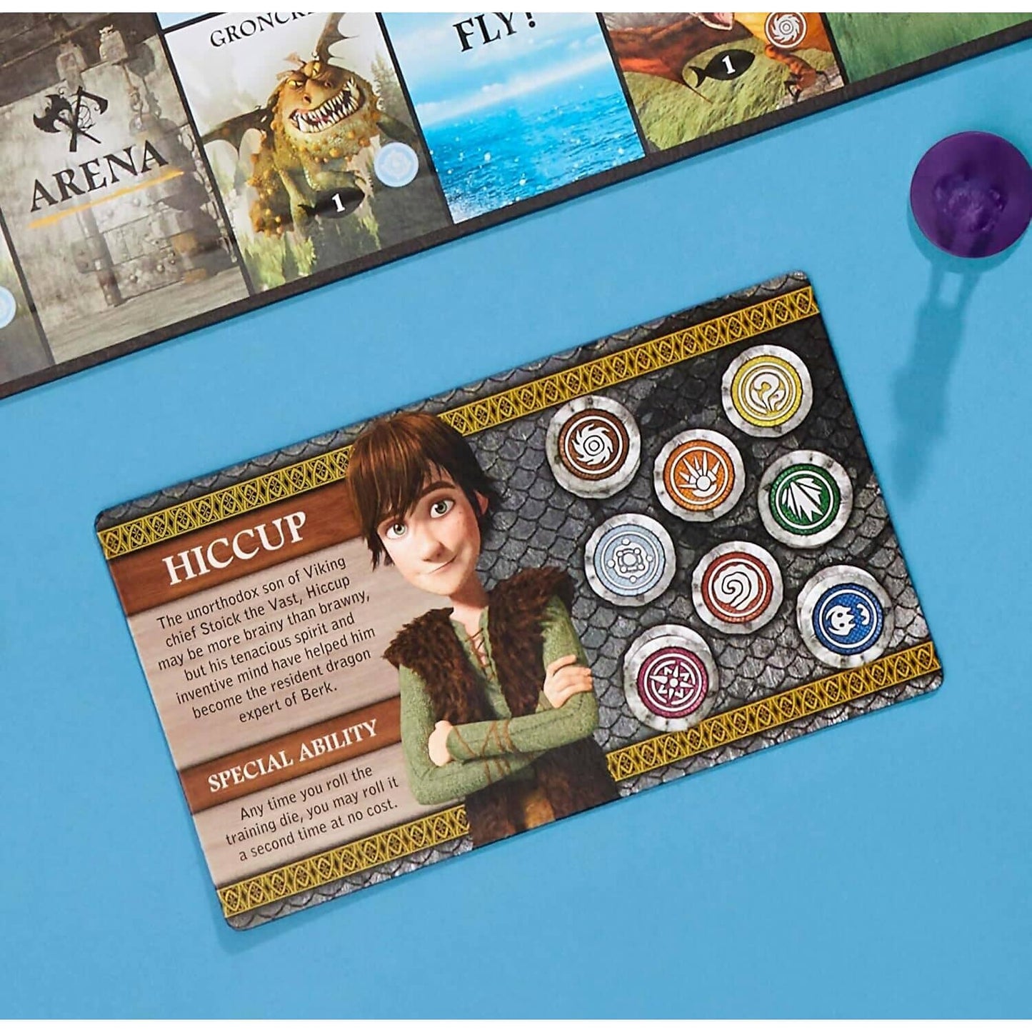 Hasbro -  Gaming - Monopoly DreamWorks How to Train Your Dragon Edition Board Game