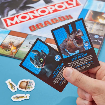 Hasbro -  Gaming - Monopoly DreamWorks How to Train Your Dragon Edition Board Game
