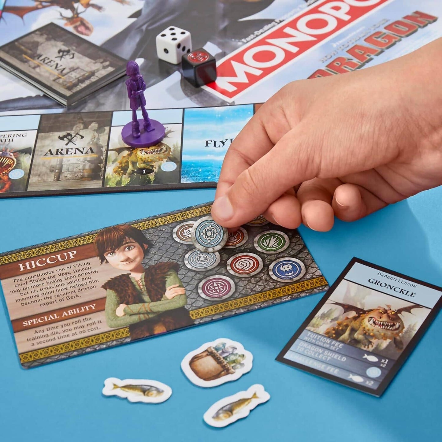 Hasbro -  Gaming - Monopoly DreamWorks How to Train Your Dragon Edition Board Game