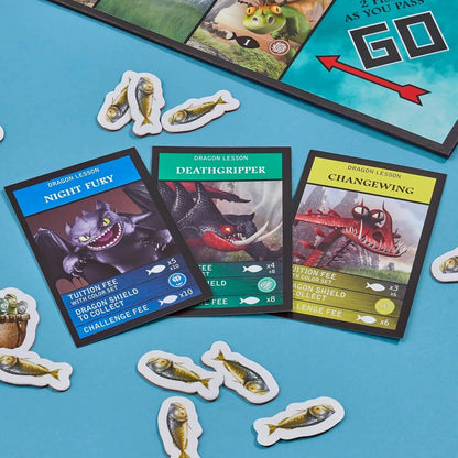 Hasbro -  Gaming - Monopoly DreamWorks How to Train Your Dragon Edition Board Game