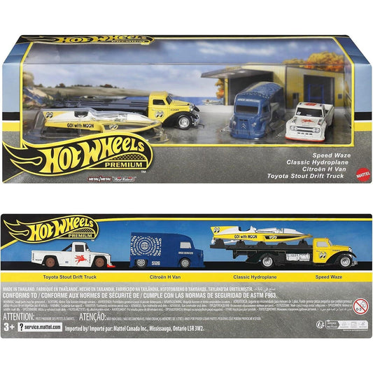 Hot Wheels - Premium Collector Set - Vintage Race Team - Mattel