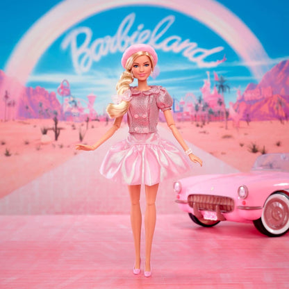 Barbie - The Movie Doll Margot Robbie As Barbie Collectible Doll Wearing Pink Blouse & Skirt Set - Mattel