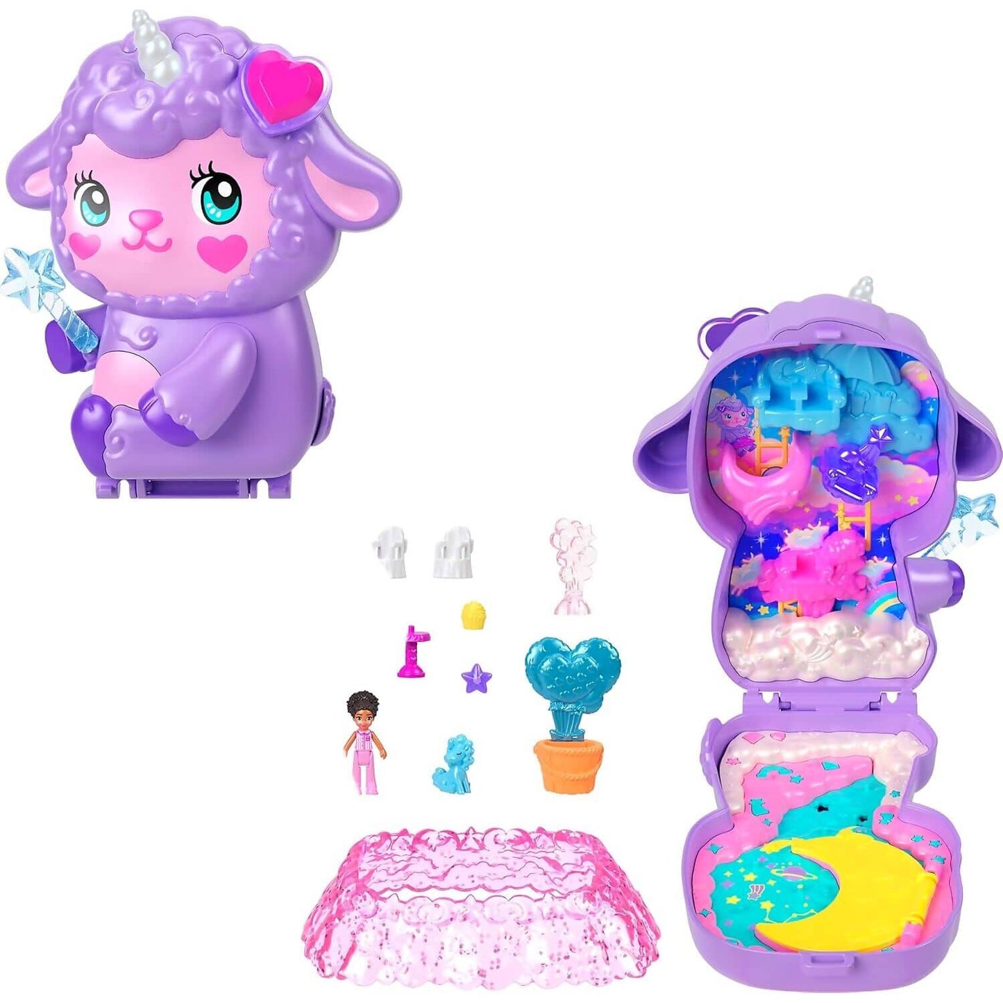 Polly Pocket - Cozy Dreamland Compact Playset - Mattel