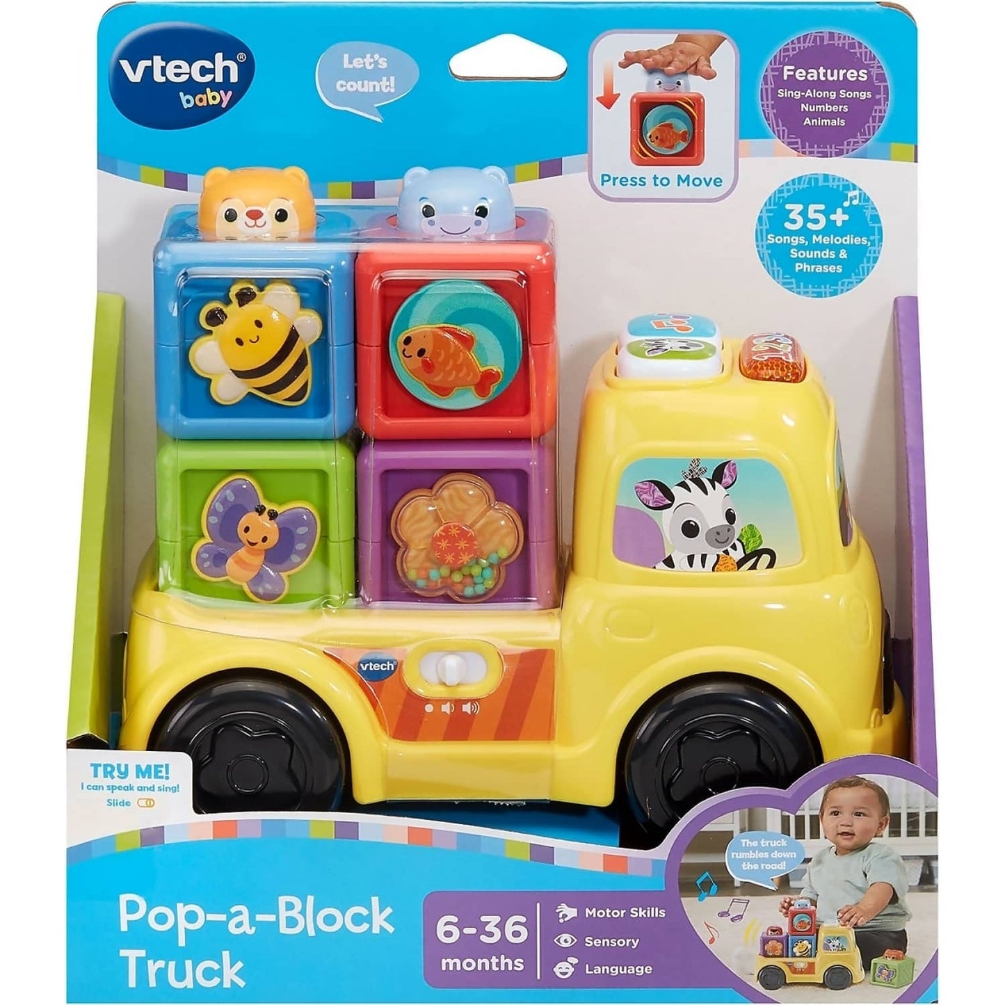 VTech -  Baby - Pop-a-Block Truck