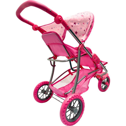 Playworld - Stars & Hearts Doll Twin Jogger - Pink