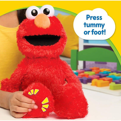 Sesame Street - Animated Tickle Me Elmo Plush - Jasnor