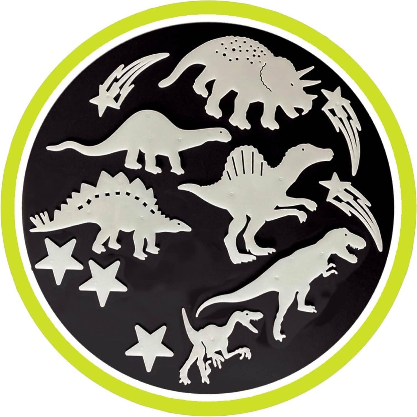 Brainstorm - The Original Glowstars Company Glow in The Dark Cosmic Glow - Glow Donosaurs