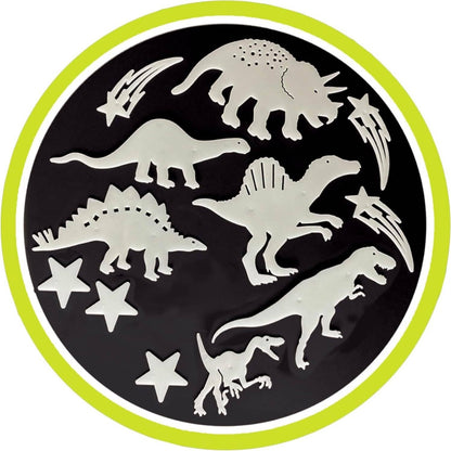 Brainstorm - The Original Glowstars Company Glow in The Dark Cosmic Glow - Glow Donosaurs